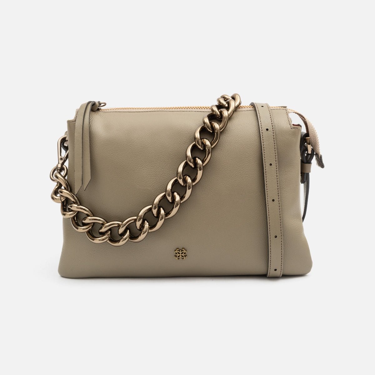 Bolsa Giulia em Couro Khaki - Balaia