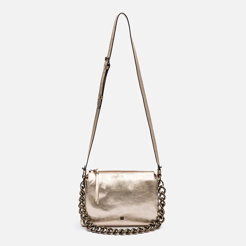 Bolsa Giulia em Couro Ouro Light - Balaia