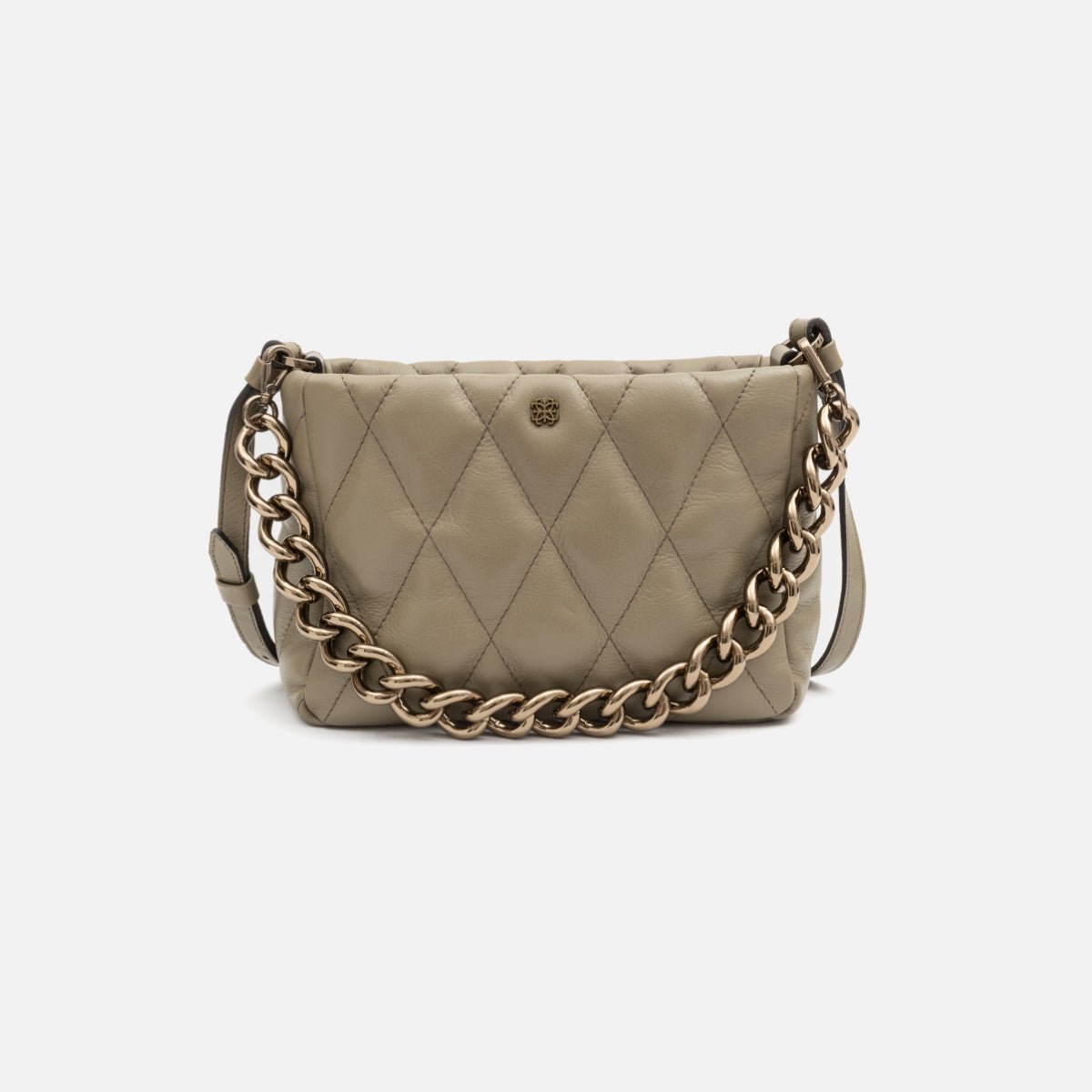 Bolsa Helô P em Couro Khaki - Balaia