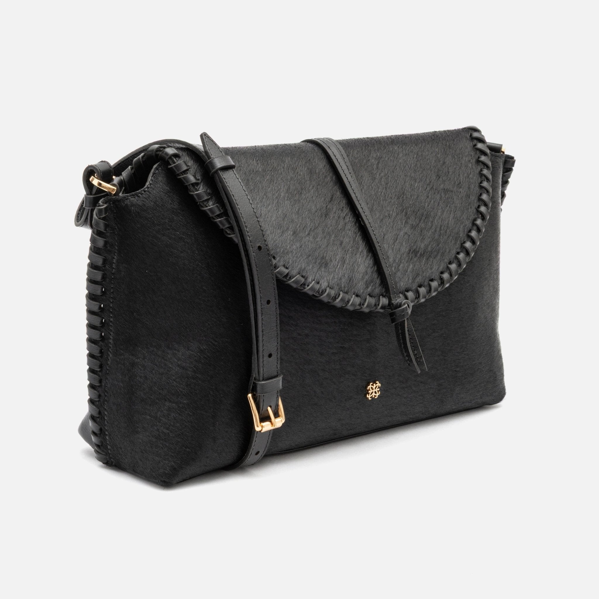 Bolsa Ivy em pelo preto - Balaia