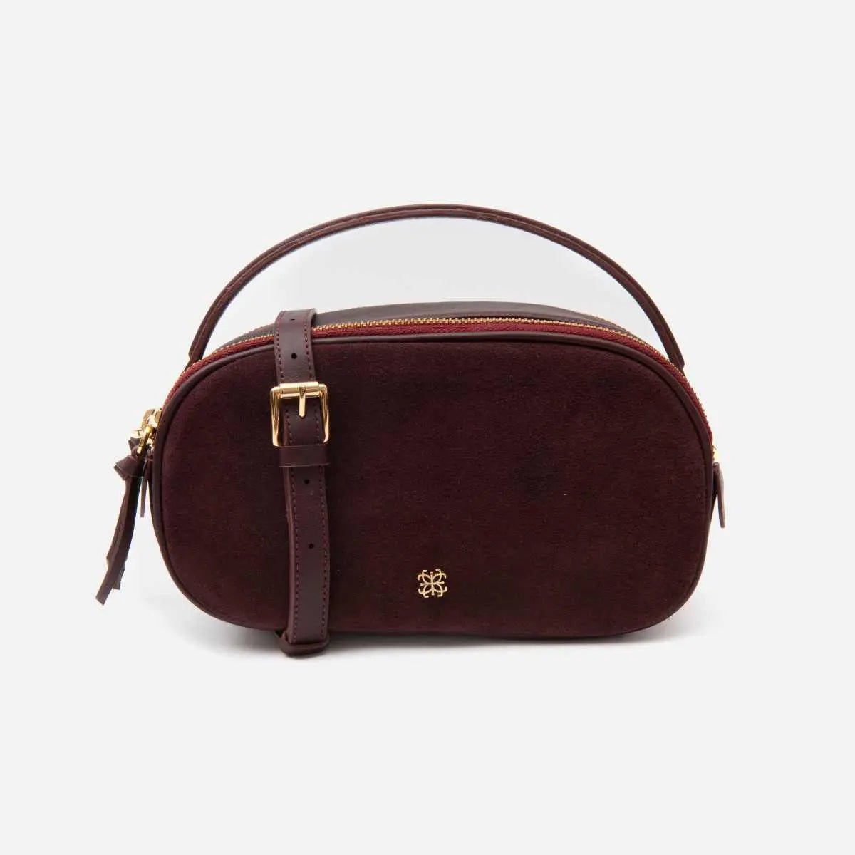 Bolsa Lívia em Couro Cabernet - Balaia