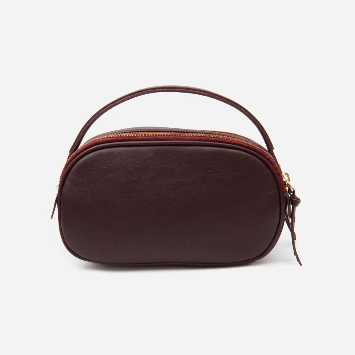 Bolsa Lívia em Couro Cabernet - Balaia