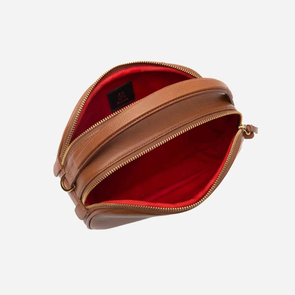 Bolsa Lívia em Couro Carmel - Balaia