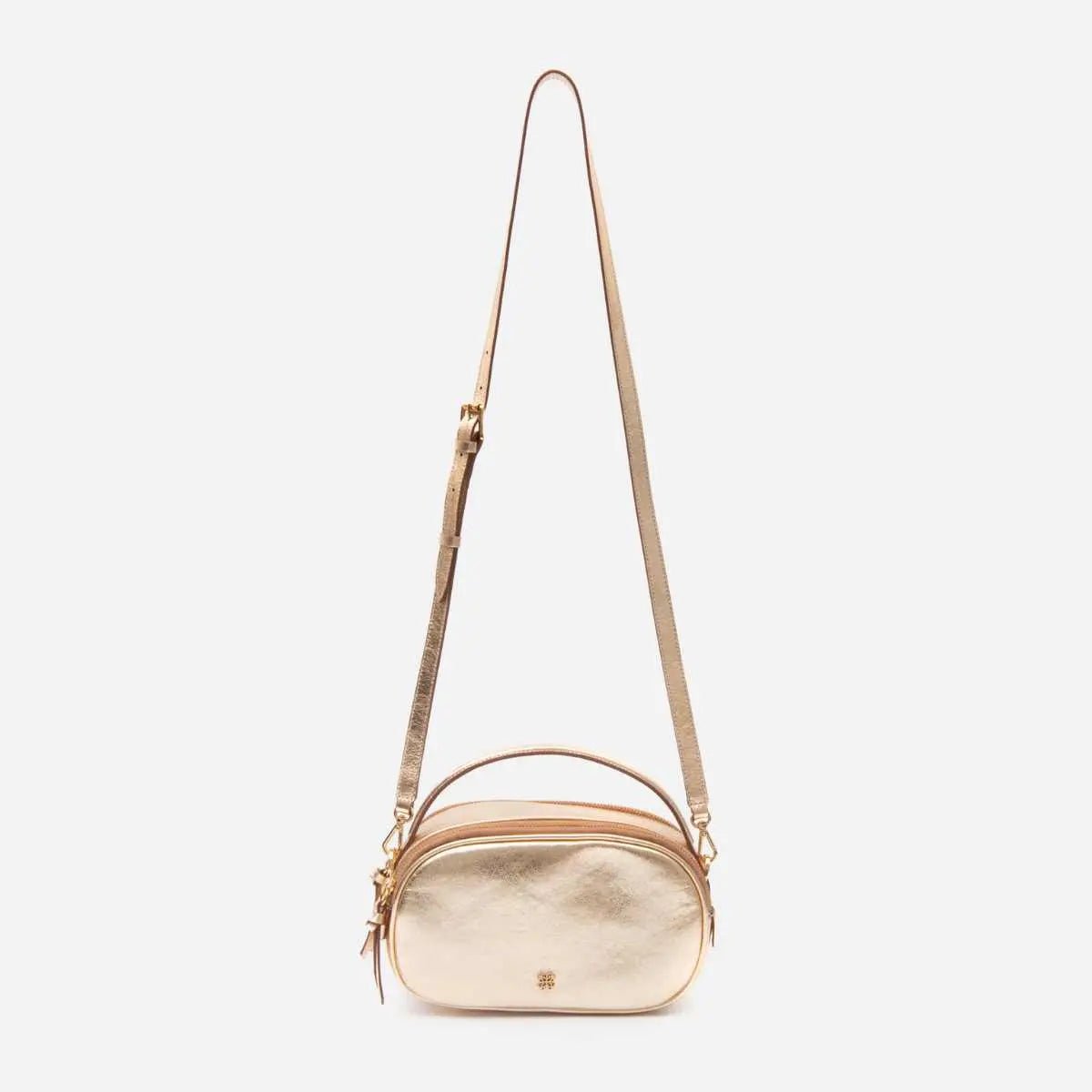 Bolsa Lívia em Couro Ouro Light - Balaia