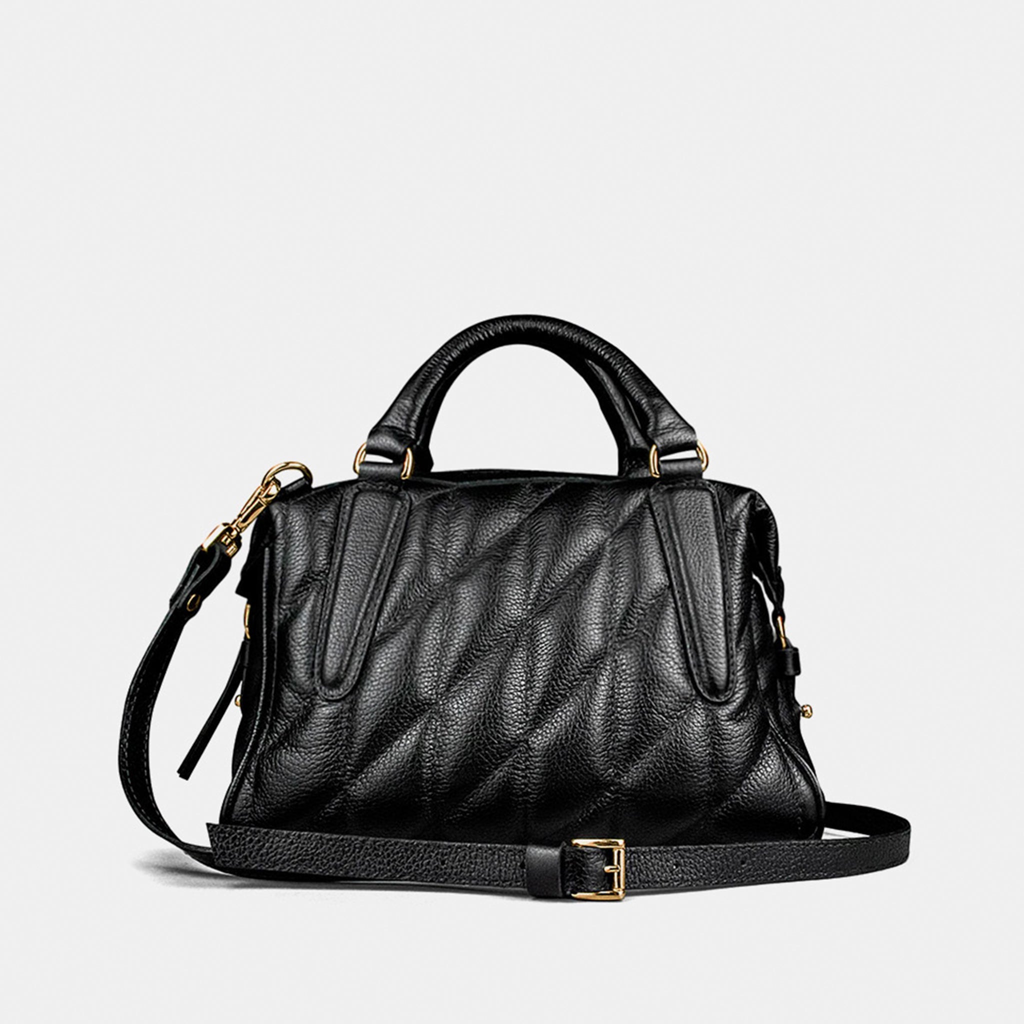 Bolsa Liz M em Couro Preto - Balaia