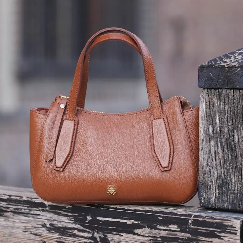Bolsa Mini Celine em Couro Carmel - Balaia