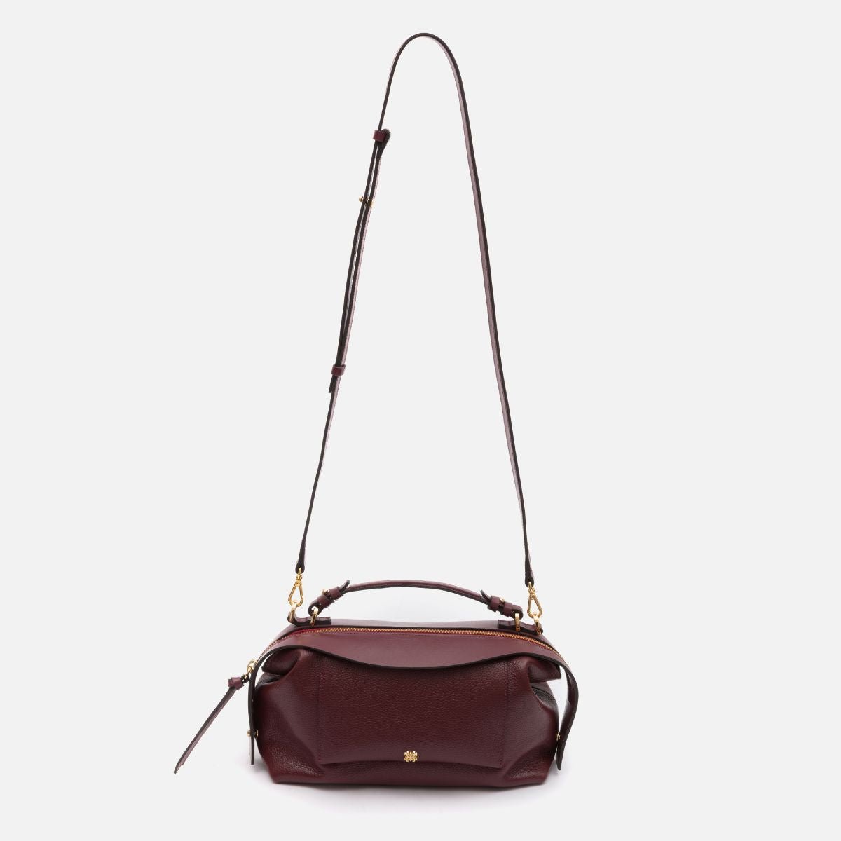 Bolsa Sil M em Couro Cabernet - Balaia