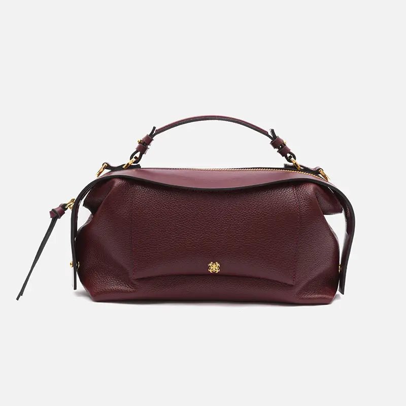 Bolsa Sil M em Couro Cabernet - Balaia