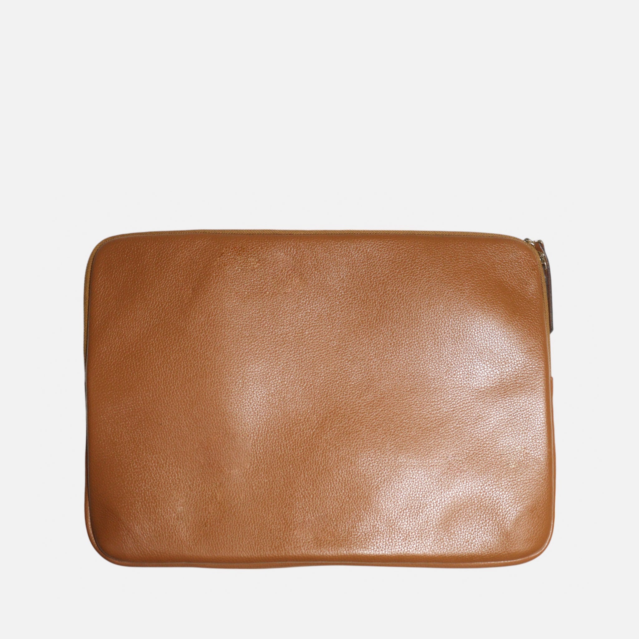 Case Para Notebook 15" em Couro Sela & Mostarda