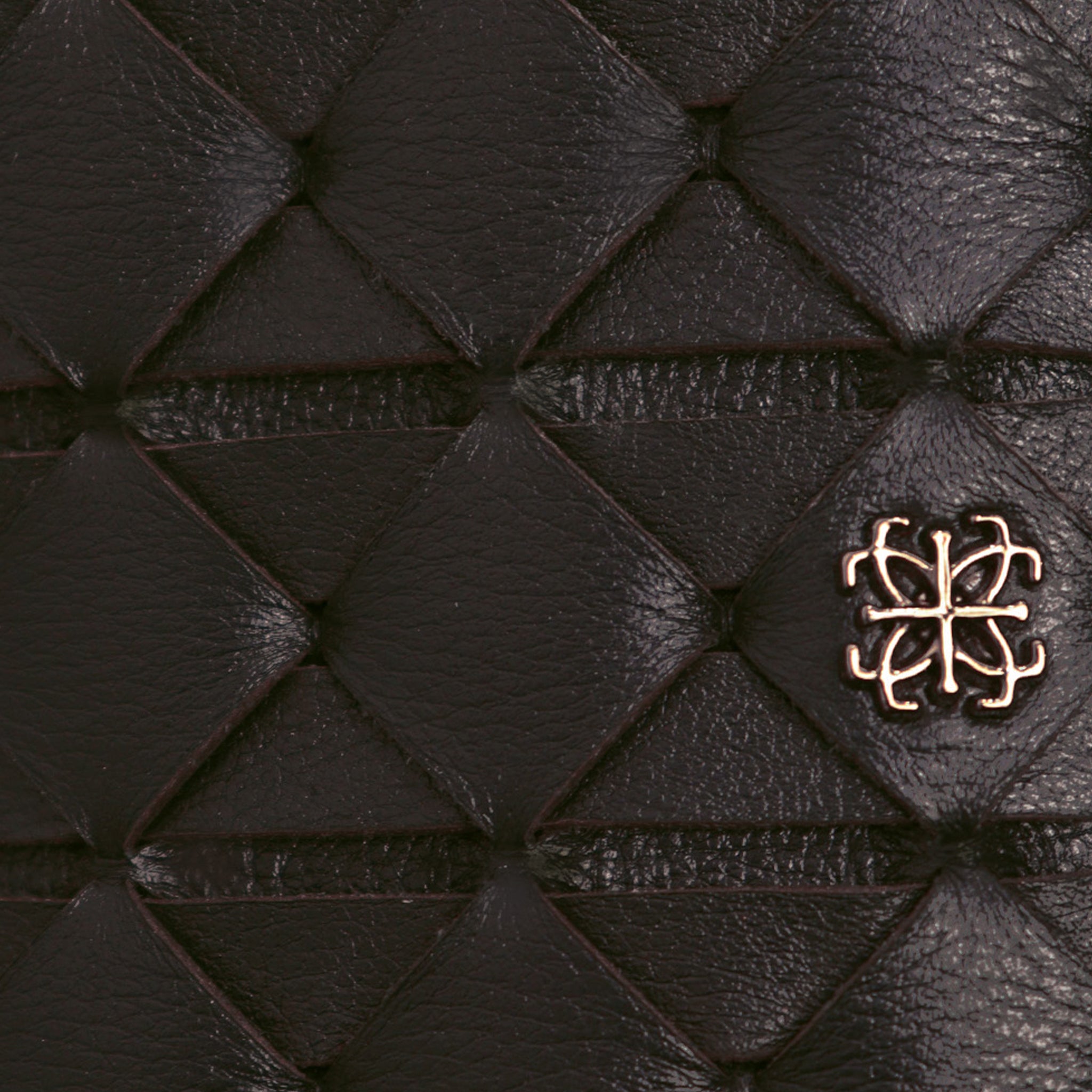 Bolsa Duda em Couro Preto
