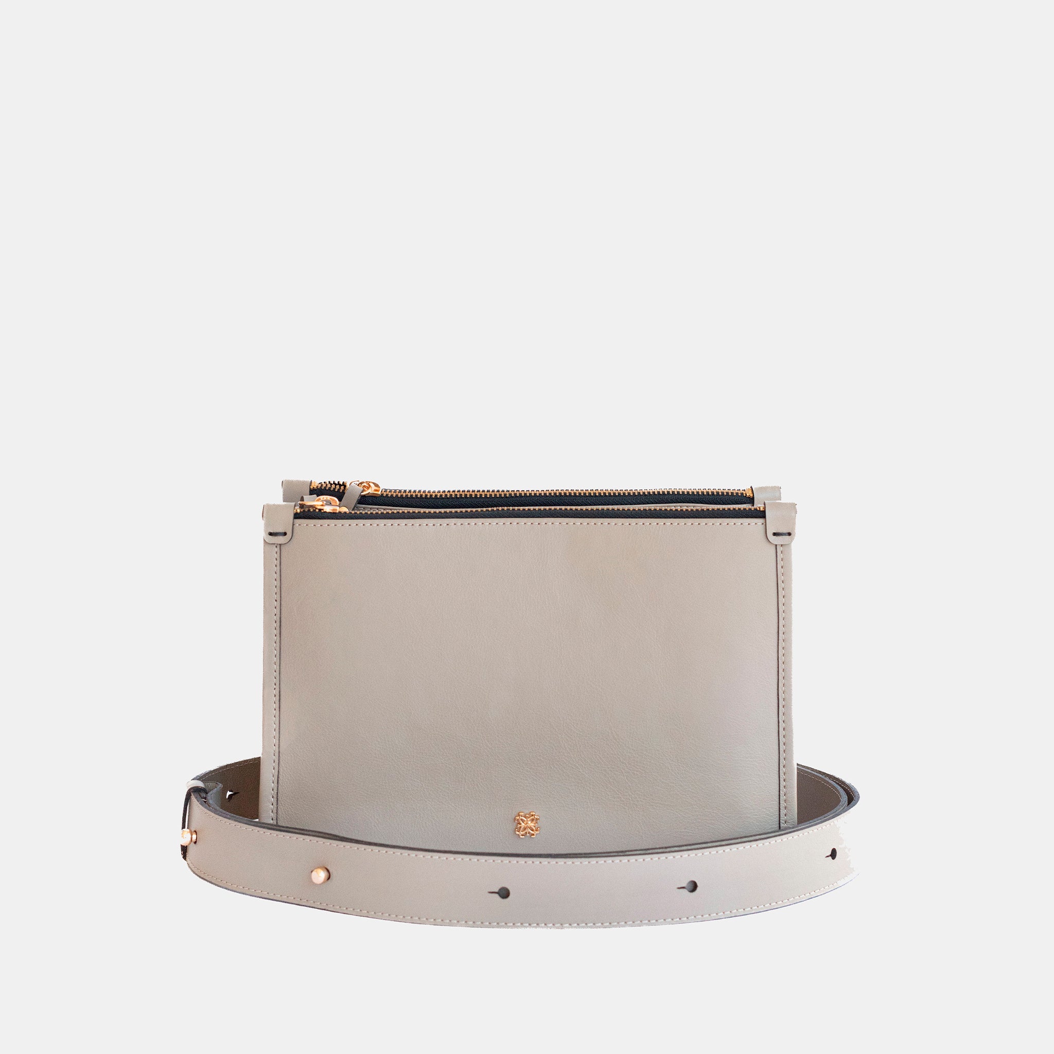 Bolsa Elisa em Couro Khaki