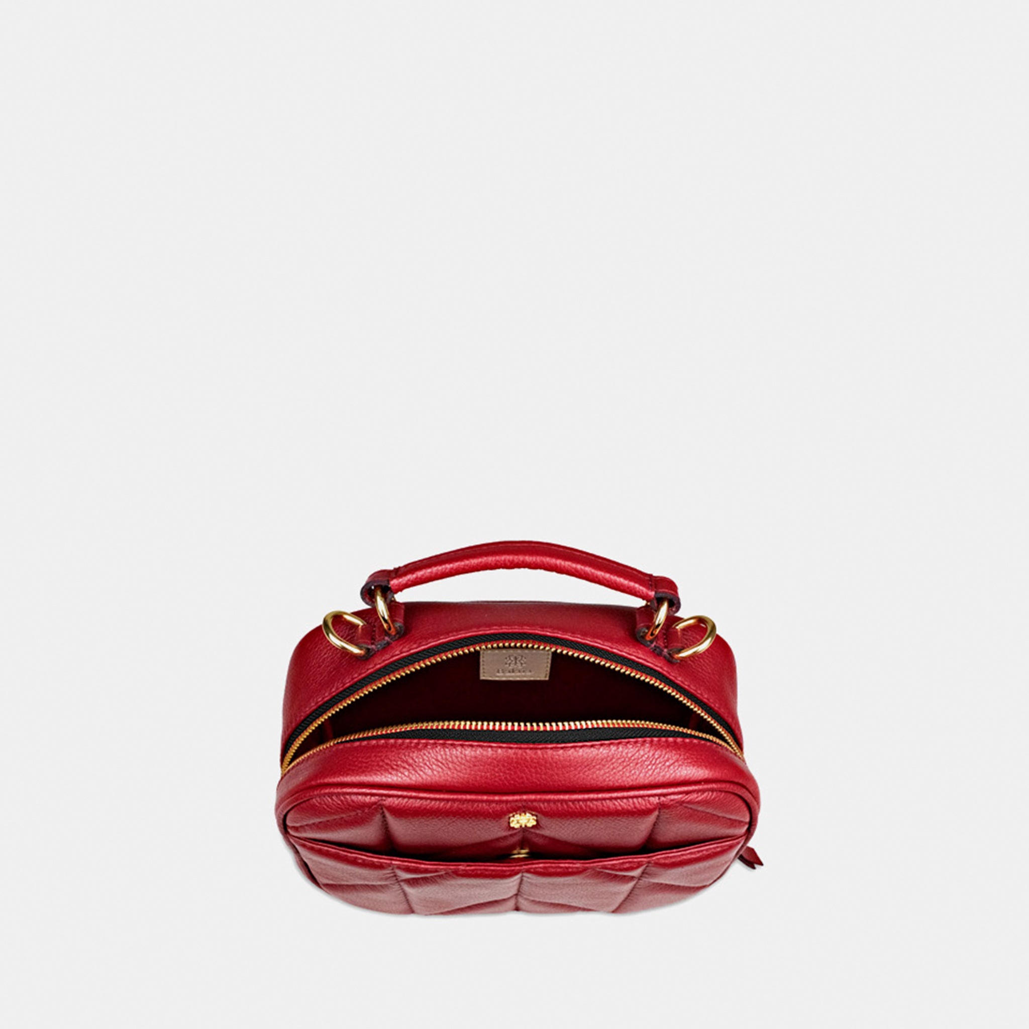 Bolsa Gioh em Couro Vermelho