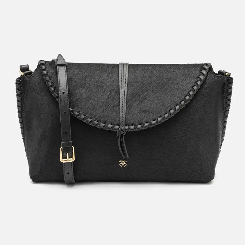 Bolsa Ivy em pelo preto