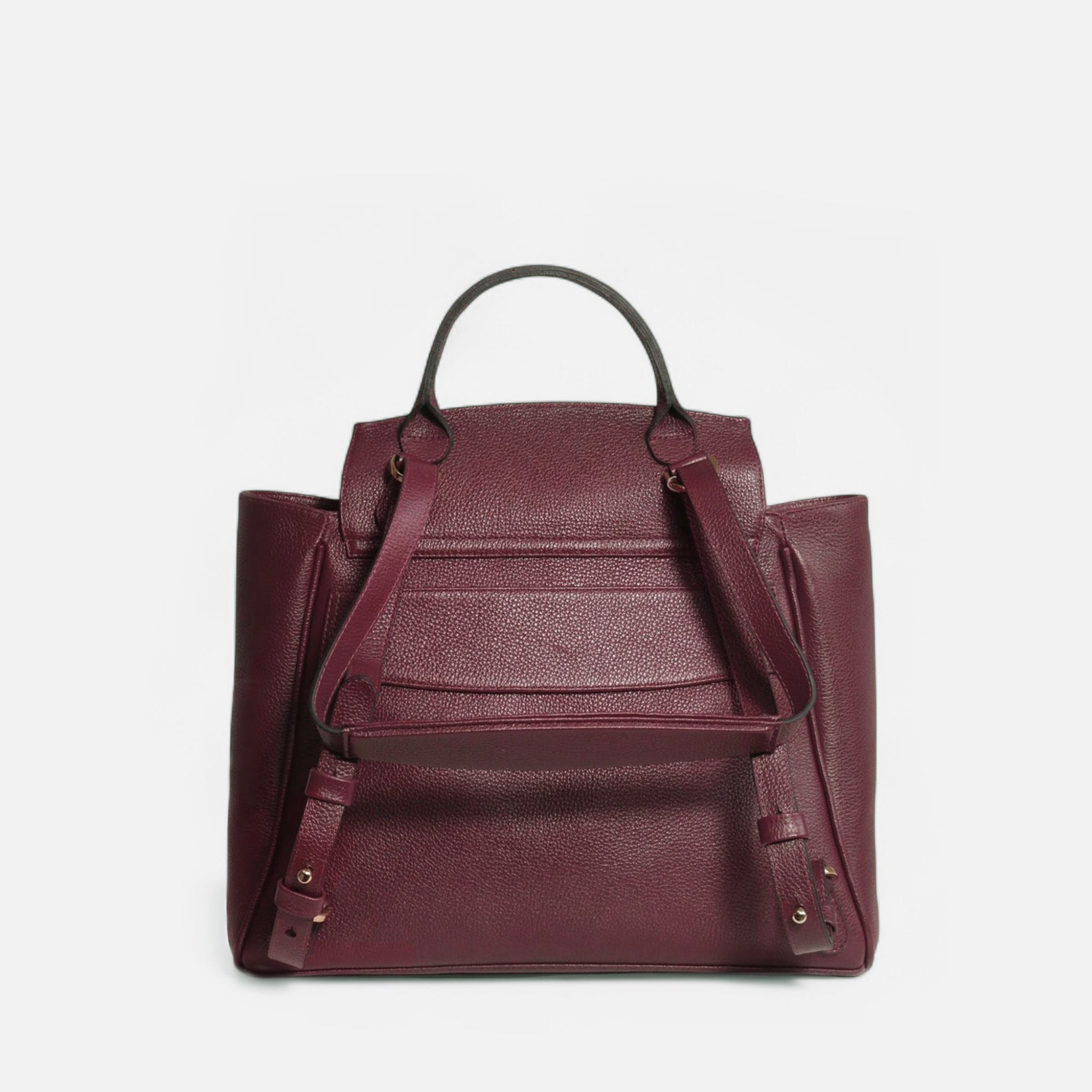 Mochila Rebeca G em Couro Cabernet - Balaia