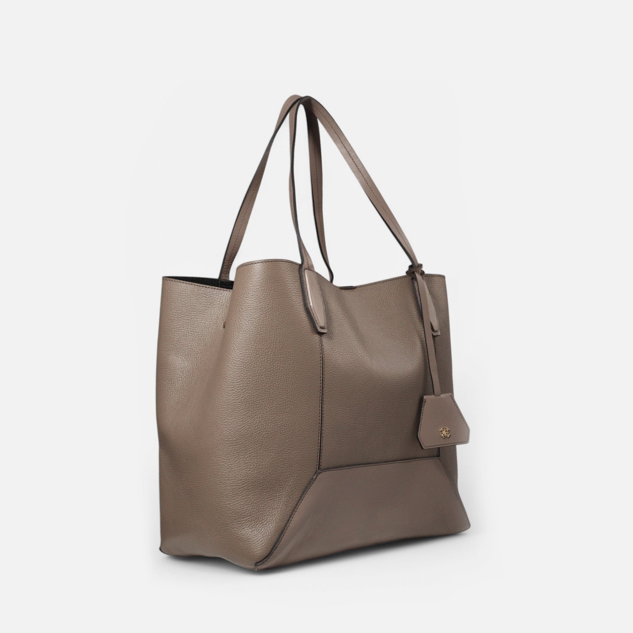 Bolsa Nanda G em Couro Grigio