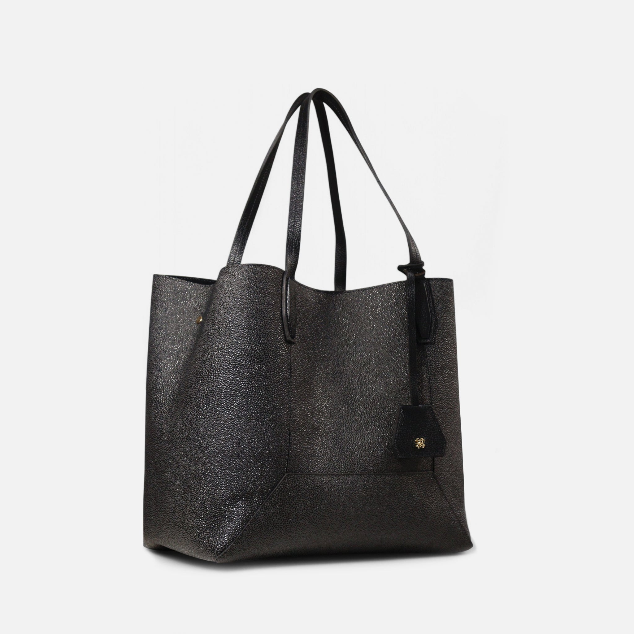 Bolsa Nanda G em Couro Preto Ray