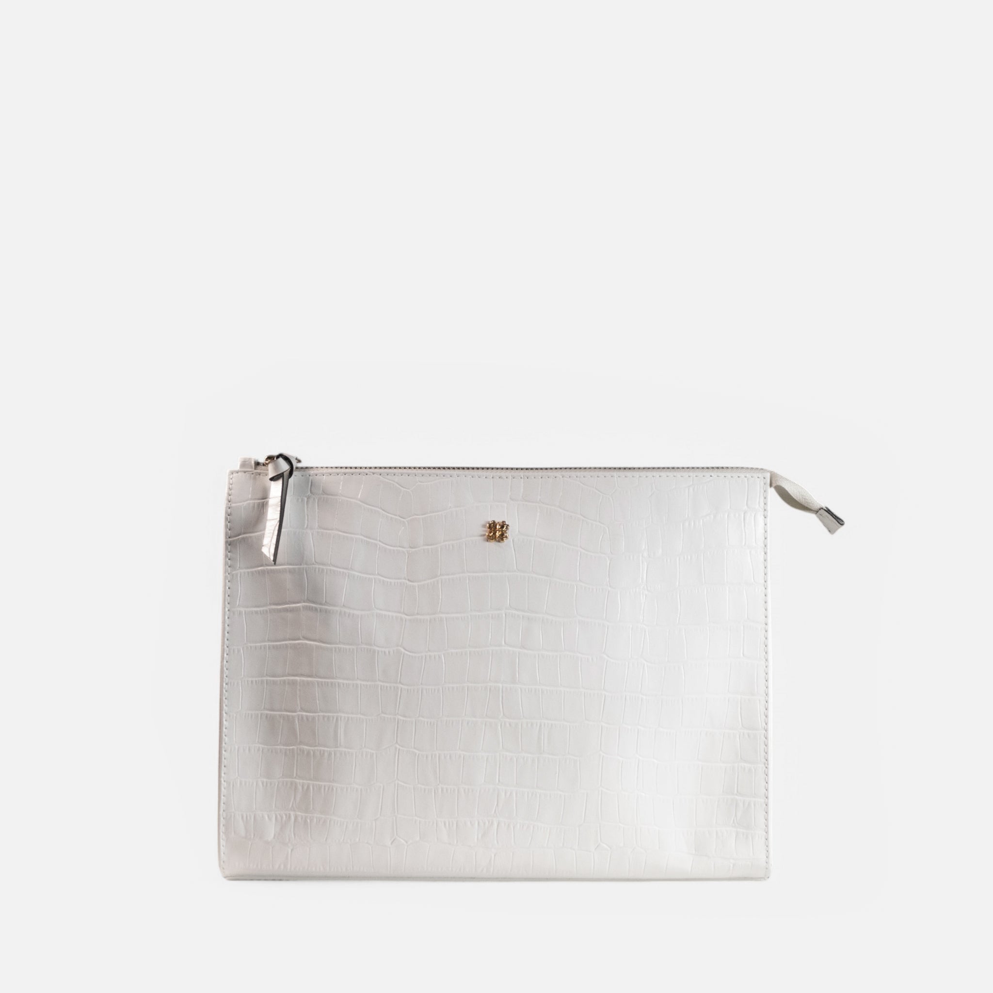 Necessaire Lola G Croco Branco