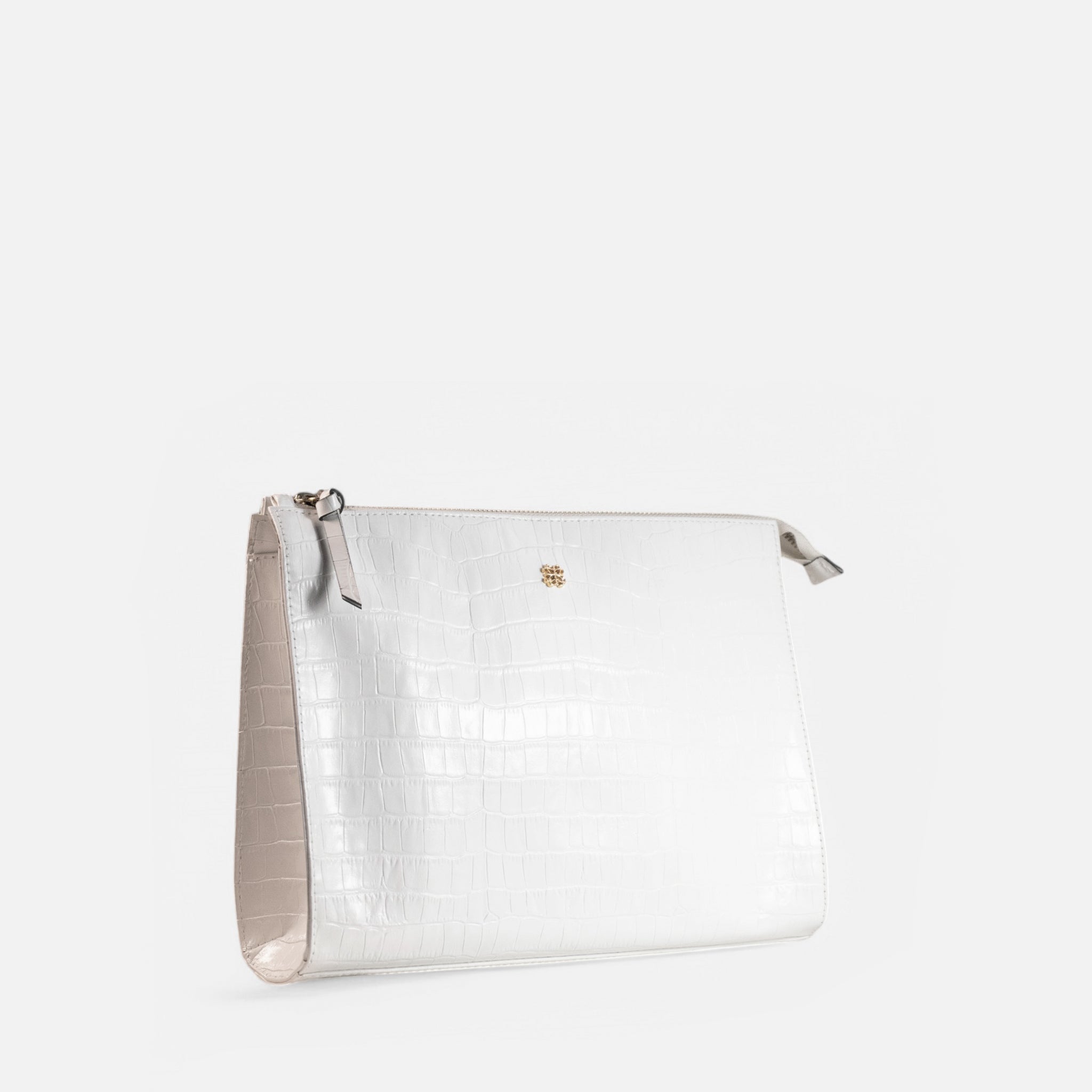 Necessaire Lola G Croco Branco